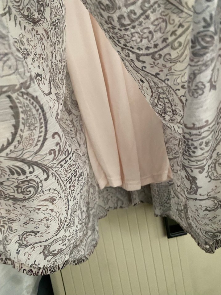 Bohem Tarzı Uzun Kollu V Yaka elbise - Görsel 3