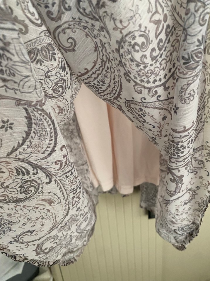 Bohem Tarzı Uzun Kollu V Yaka elbise - Görsel 4