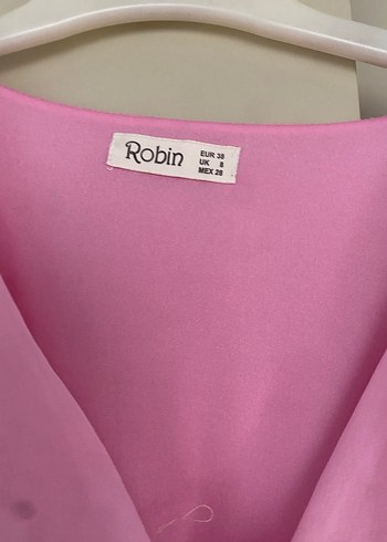 Robin Pembe Midi Kadın Elbise - Görsel 2