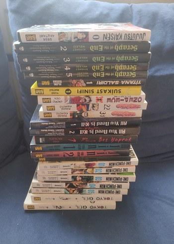 Çeşitli Manga ve Çizgi Roman Koleksiyonu