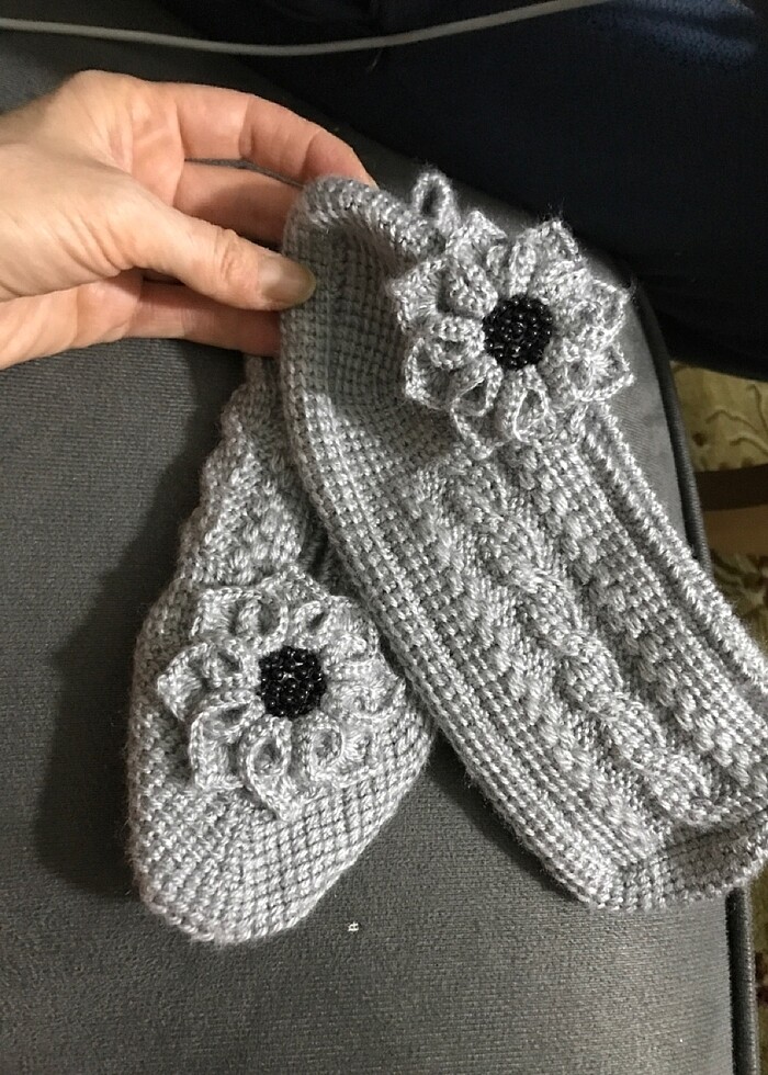 Çeyizlik Tunus işi patik - Görsel 2