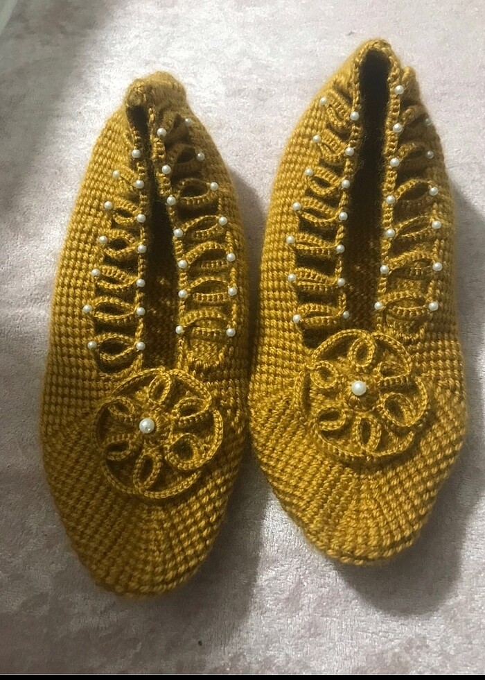 Çeyizlik Tunus işi patik - Görsel 3