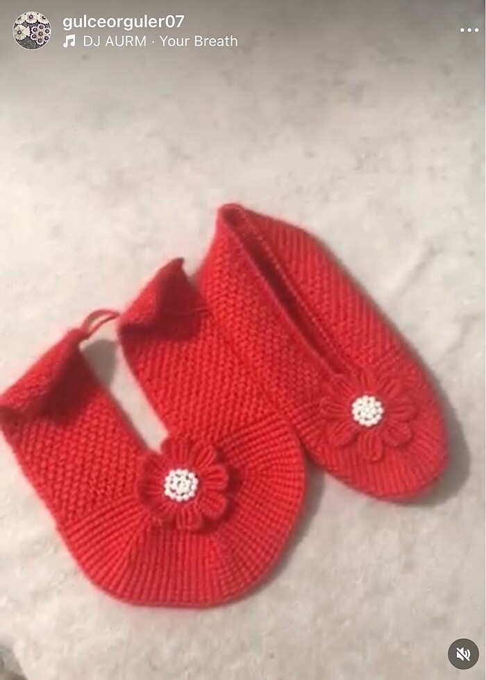 Çeyizlik Tunus işi patik - Görsel 2