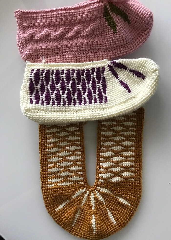 Çeyizlik Tunus işi patik - Görsel 2