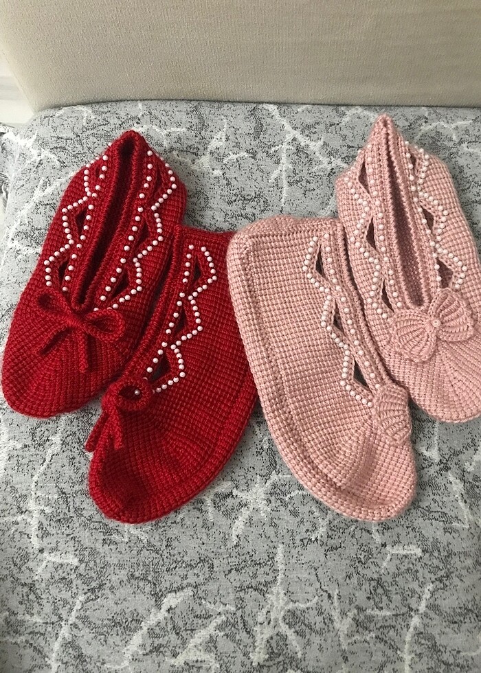 Çeyizlik Tunus işi patik - Görsel 2