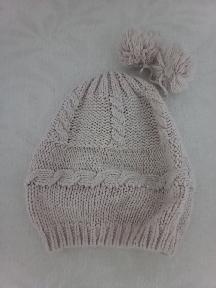 Bej Örgü Bohem Kadın Bere - Görsel 2