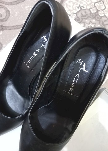 Siyah Tokalı Stiletto Topuklu Kadın Ayakkabı - Görsel 2