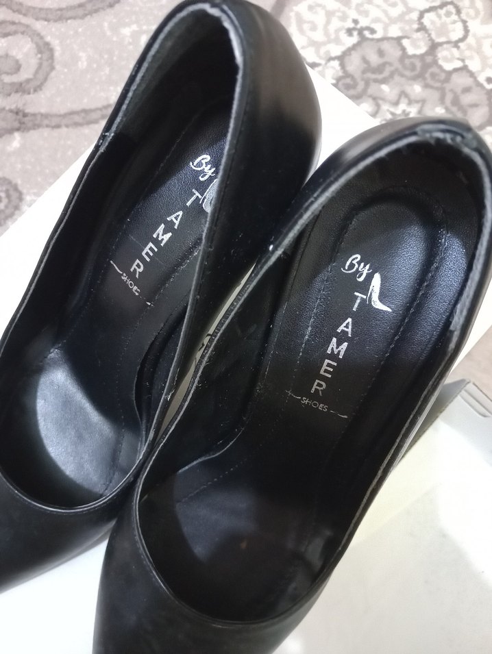 Siyah Tokalı Stiletto Topuklu Kadın Ayakkabı - Görsel 2