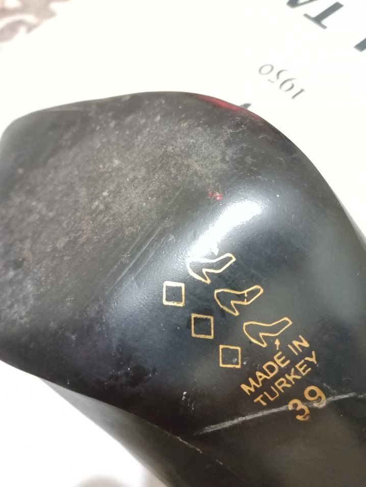 Siyah Tokalı Stiletto Topuklu Kadın Ayakkabı - Görsel 3