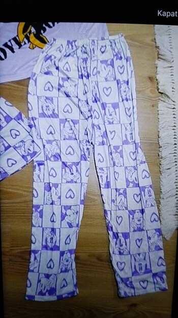 diğer Beden Mice mause pijama takımı