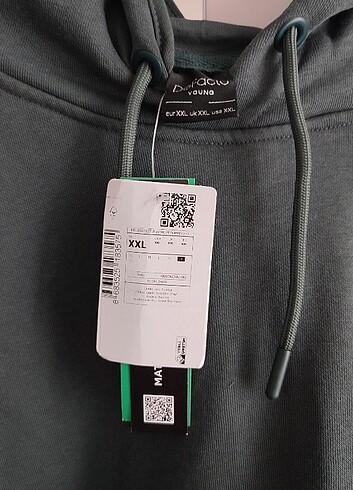 Defacto Defacto Erkek Koyu Yeşil Sweatshirt
