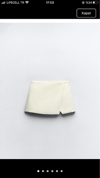 Zara mini etek
