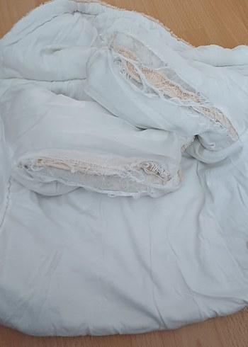 Bej Düğmeli Erkek Çocuk Peluş Mont - Görsel 5