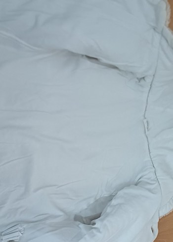 12-18 Ay Beden Bej Düğmeli Erkek Çocuk Peluş Mont
