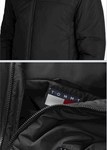 Erkek Siyah Fermuarlı TOMMY HILFIGER mont - Görsel 3
