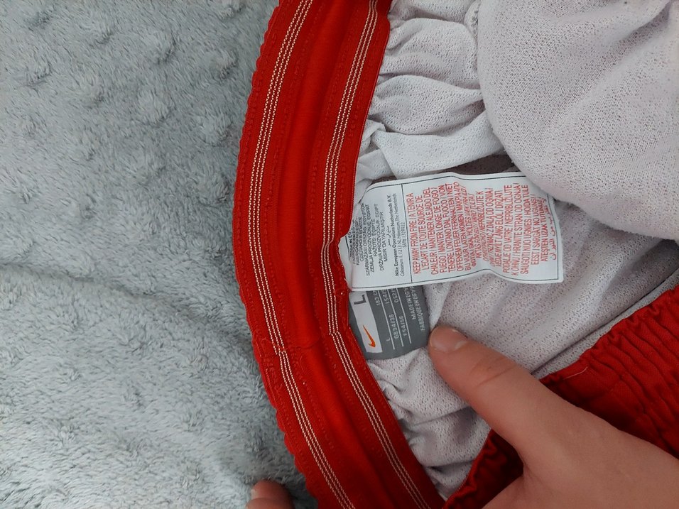 nike Erkek kırmızı içi astarlı 10 numara maç şortu - Görsel 2