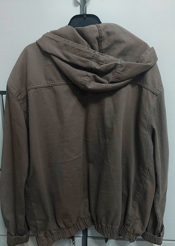 Ceket Kapüşonlu Rahat Kesim - Görsel 5