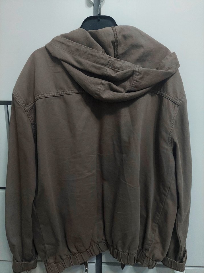 Ceket Kapüşonlu Rahat Kesim - Görsel 5