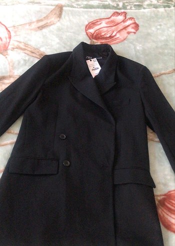 xs Beden siyah Renk Düğmeli Siyah Kadın Blazer xs/s beden