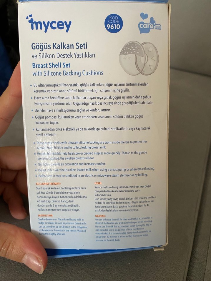 Mycey Silikon Destekli Göğüs Kalkan Seti - Görsel 2