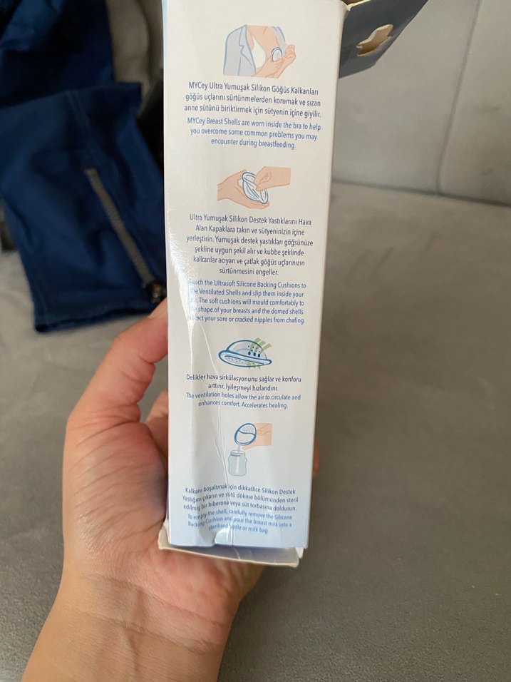 Mycey Silikon Destekli Göğüs Kalkan Seti - Görsel 4