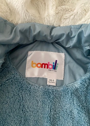 Mavi Kürklü Bebek Montu - Görsel 3