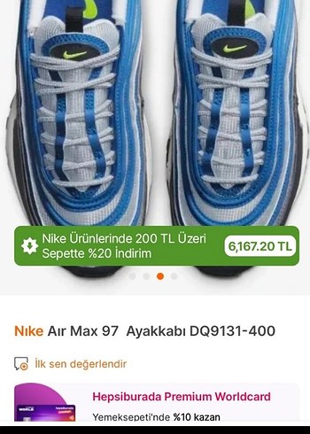 Nike Air Max 97 Kadın Spor Ayakkabı