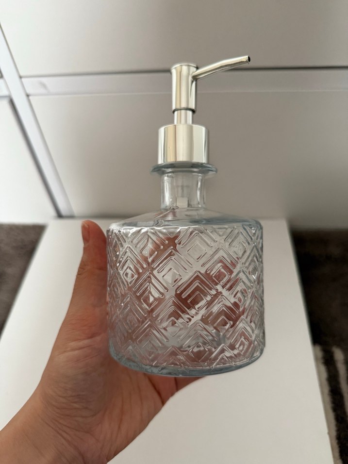 Desenli Cam Sıvı Sabunluk - Görsel 5