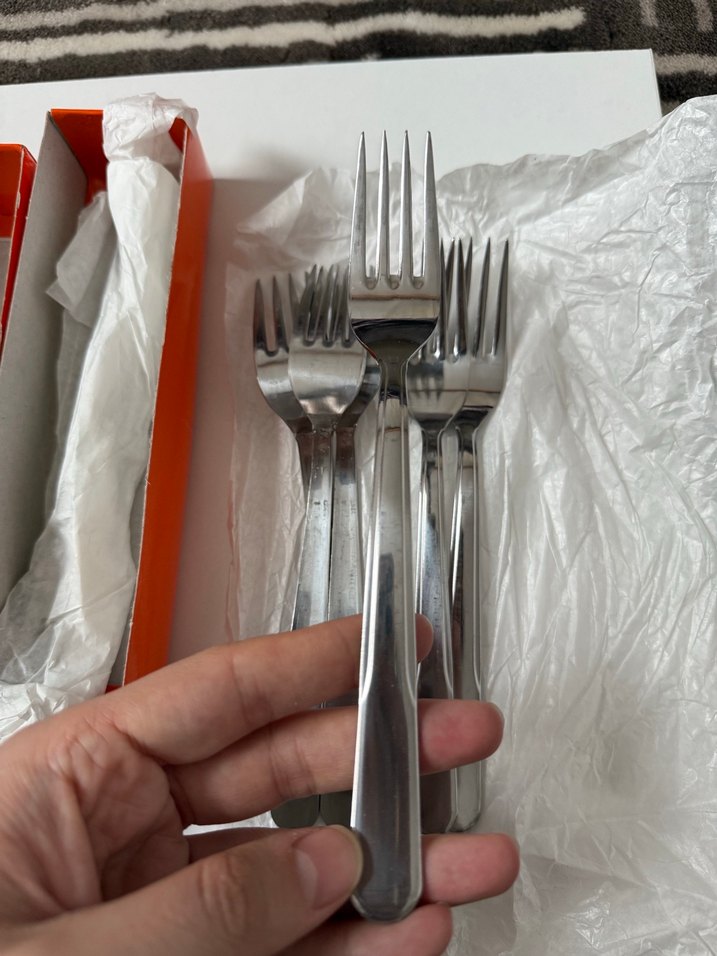 Paslanmaz Çelik 12lı Çatal Seti - Görsel 2