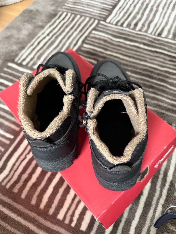 Gri Kamuflaj Desenli kadın Outdoor Bot - Görsel 3