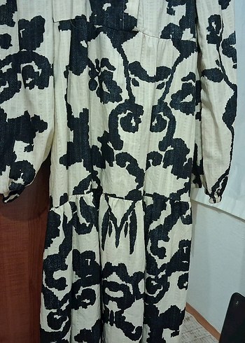 Suud Collection Desenli Tesettür Elbise
