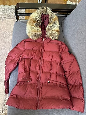s Beden bordo Renk Kışlık mont