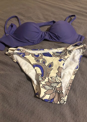 Mor Straplez Bohem Mini Bikini - Görsel 2