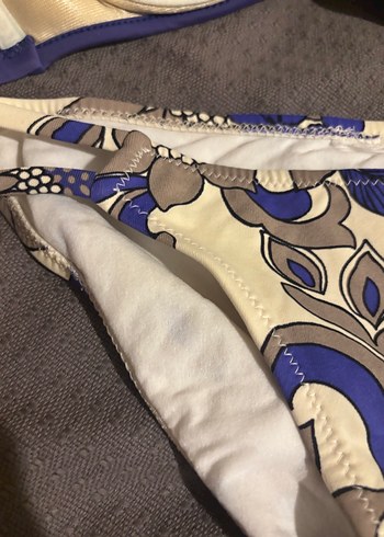 Mor Straplez Bohem Mini Bikini - Görsel 4