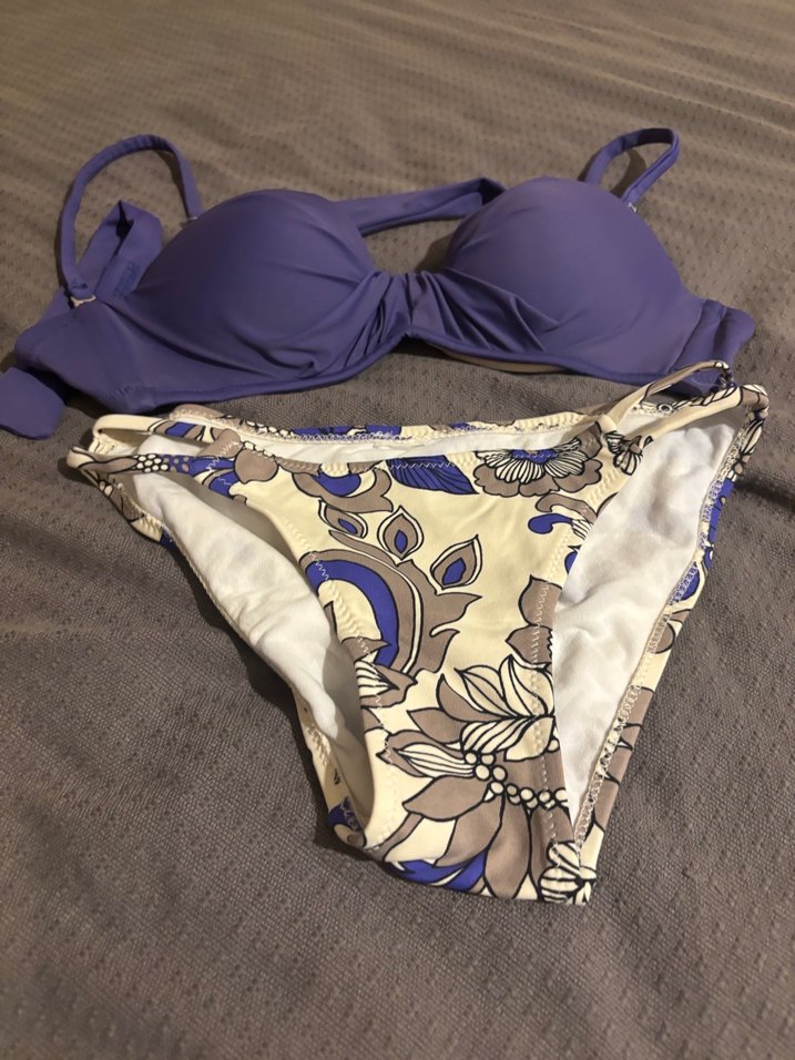 Mor Straplez Bohem Mini Bikini - Görsel 2