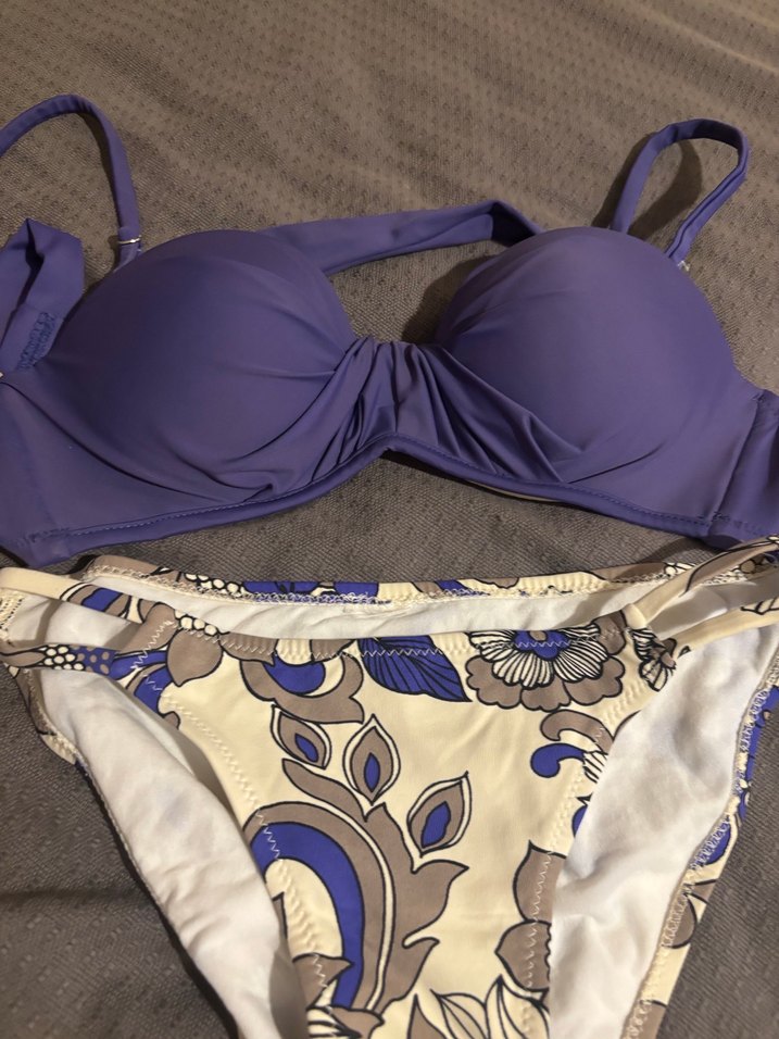 Mor Straplez Bohem Mini Bikini - Görsel 3