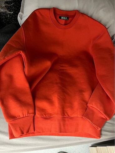 Koyu turuncu sweatshit