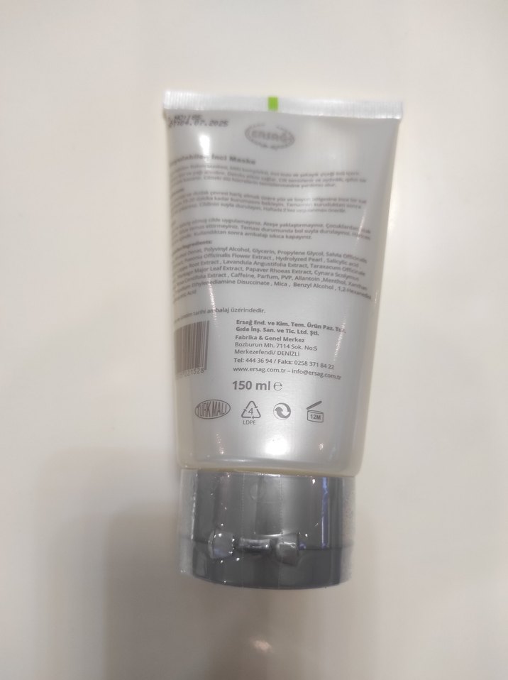 Ersag İnci Maske 150 ml - Görsel 3