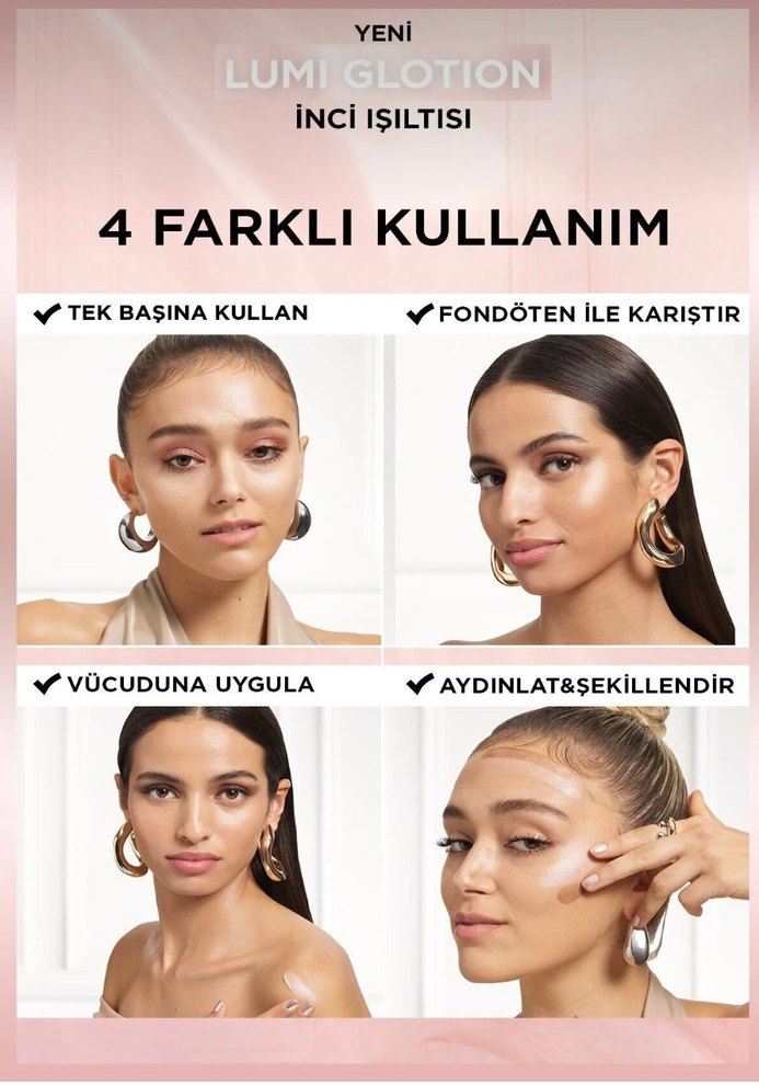 L'Oréal Lumi Glotion 901 Fair Glow Aydınlatıcı - Görsel 4