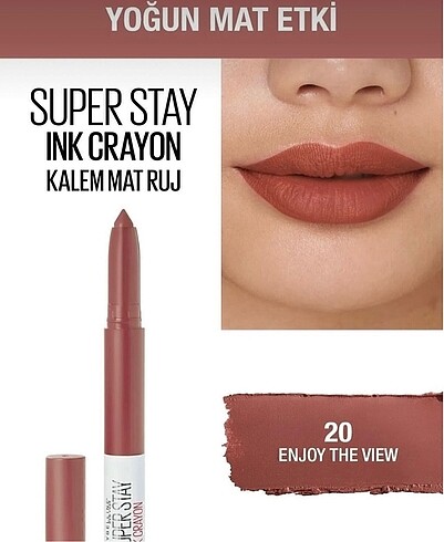 MAYBELLİNE SÜPER STAY KALEM RUJ