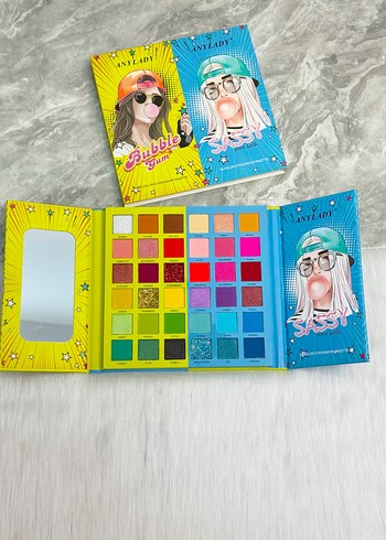 ANYLADY Renkli Çoklu Far Paleti - Aynalı