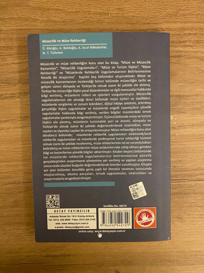 Müzecilik ve Müze Rehberliği Kitabı - Görsel 2