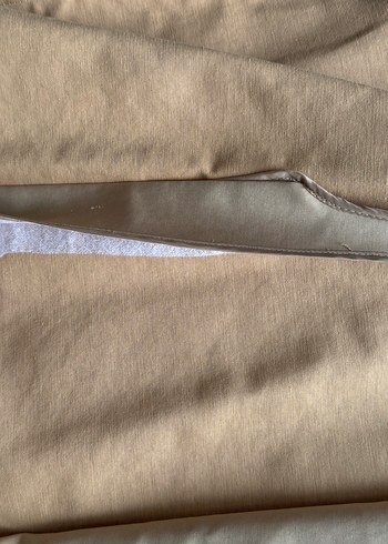 Zara Bej Midi Düğmeli Kadın Trençkot - Görsel 5