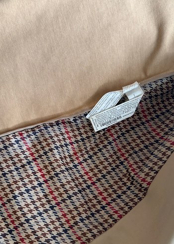 Zara Bej Midi Düğmeli Kadın Trençkot - Görsel 4