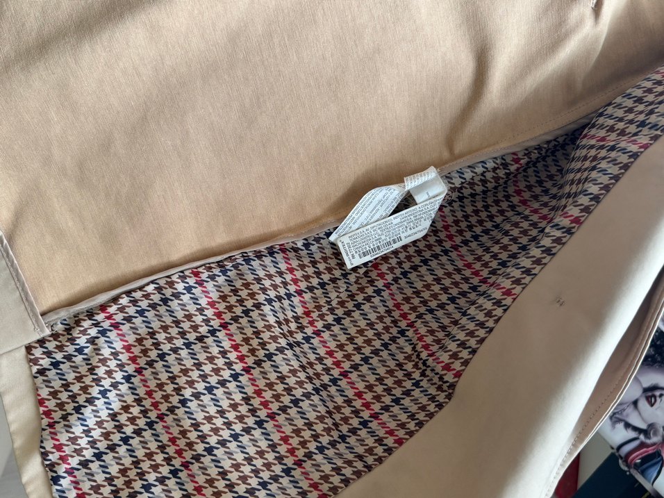 Zara Bej Midi Düğmeli Kadın Trençkot - Görsel 4