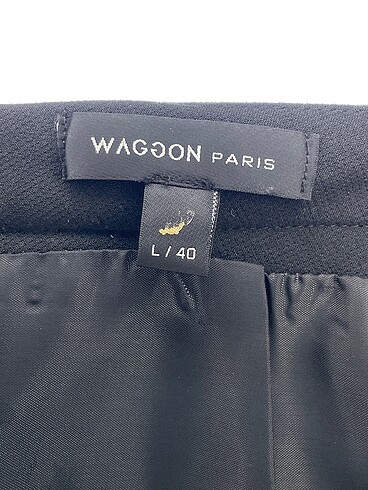 l Beden siyah Renk Waggon Mini Etek %70 İndirimli.