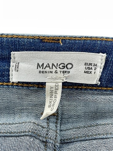34 Beden mavi Renk Mango Jean / Kot %70 İndirimli.