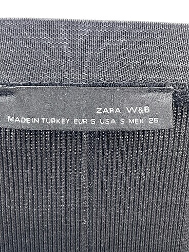 s Beden siyah Renk Zara Midi Etek %70 İndirimli.