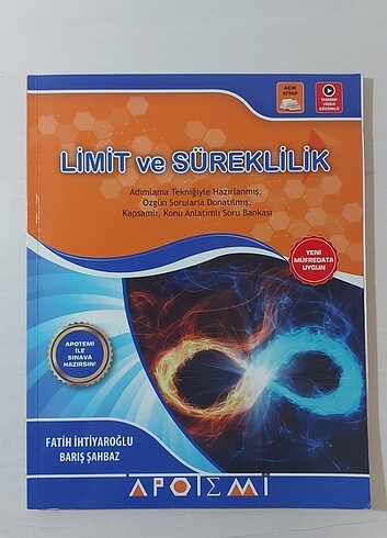 Apotemi Yayınları Limit ve Süreklilik Kitabı 
