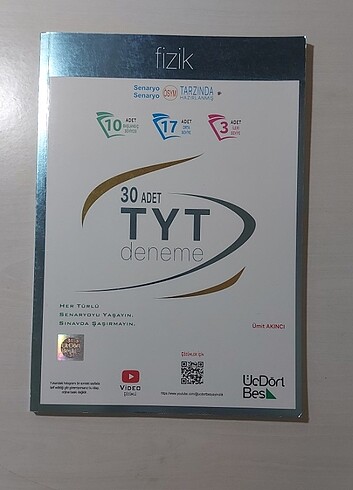 345 Yayınları 30'lu TYT Fizik Denemesi 